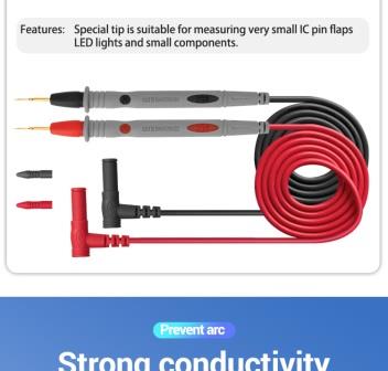 Replacement for PT1031 20A GOLD-PLATED DIGITAL MULTIMETER TEST LEAD - Quality Phone Parts in Sri Lanka